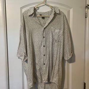 REUNION vintage button down shirt large mens
